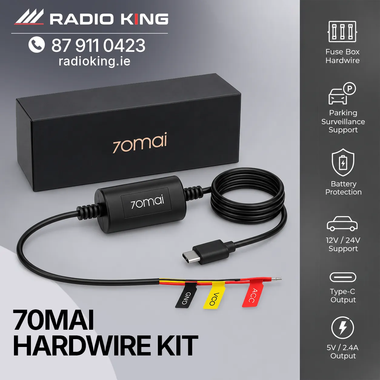 70mai Hardwire Kit UP03