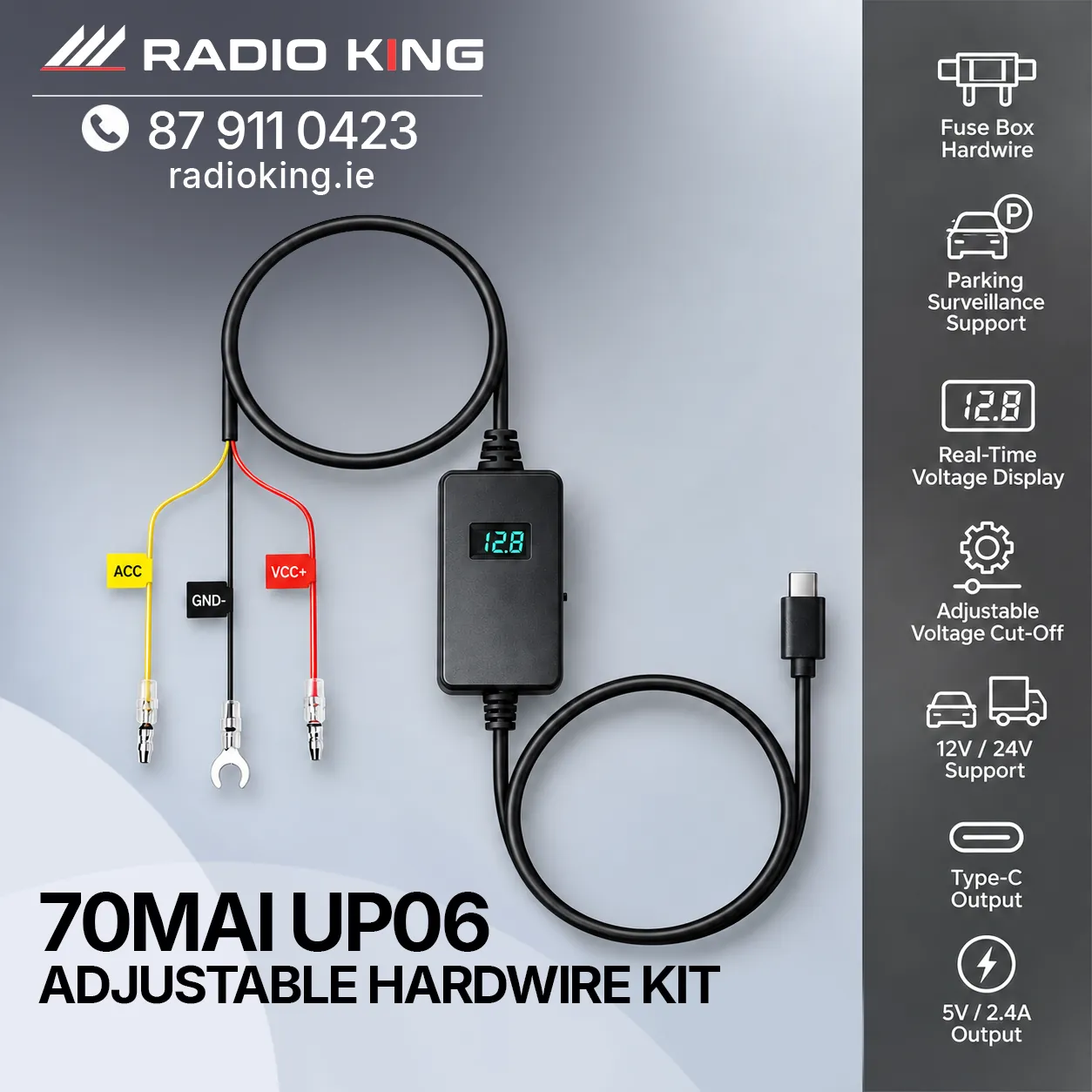 70mai UP06 Adjustable Hardwire Kit