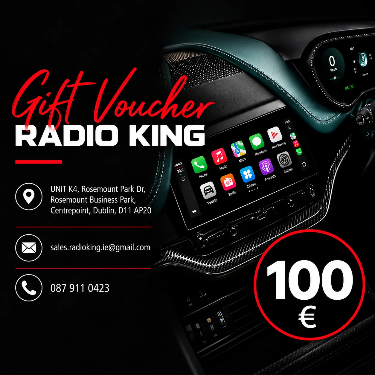 Radio King Gift Voucher — €100