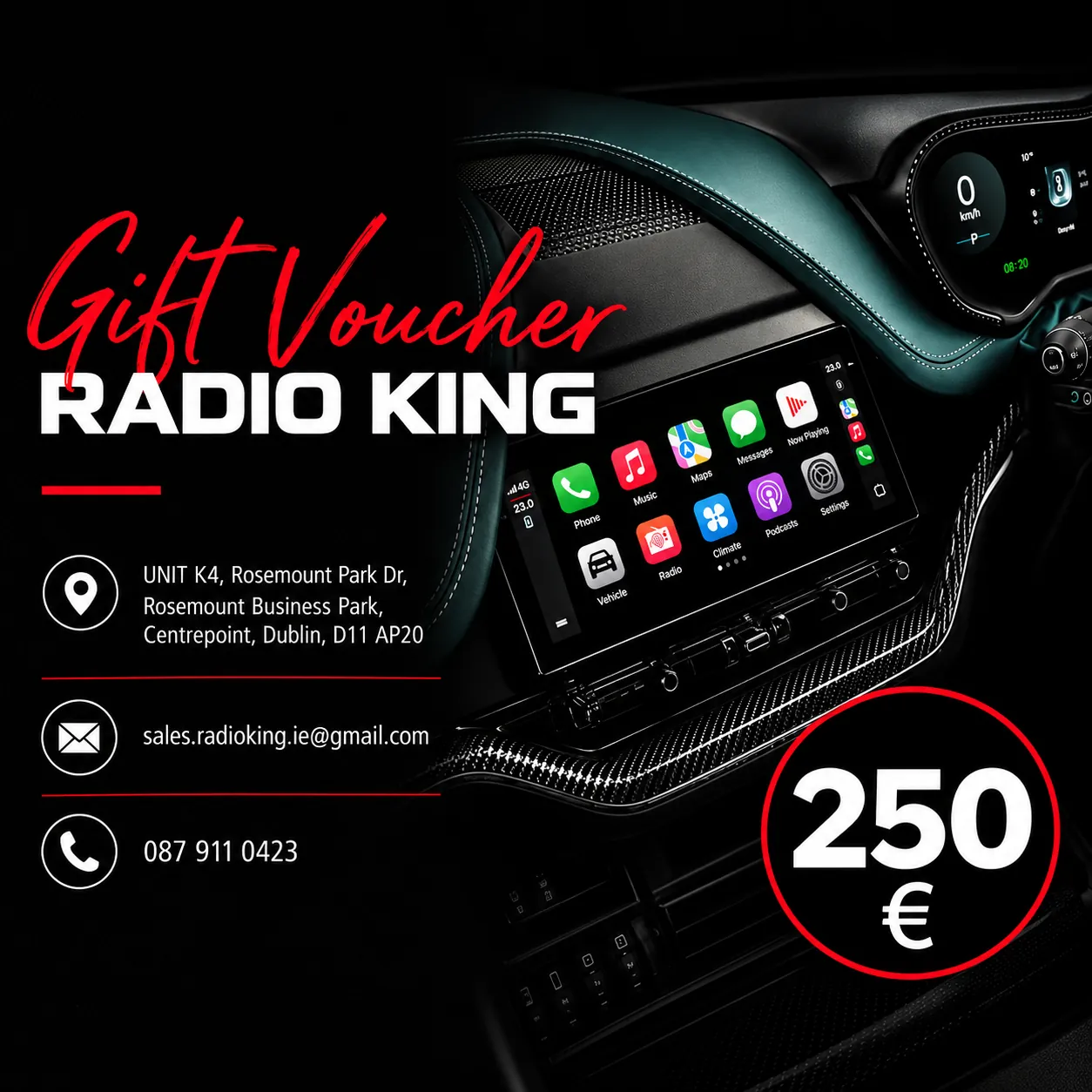 Radio King Gift Voucher — €250