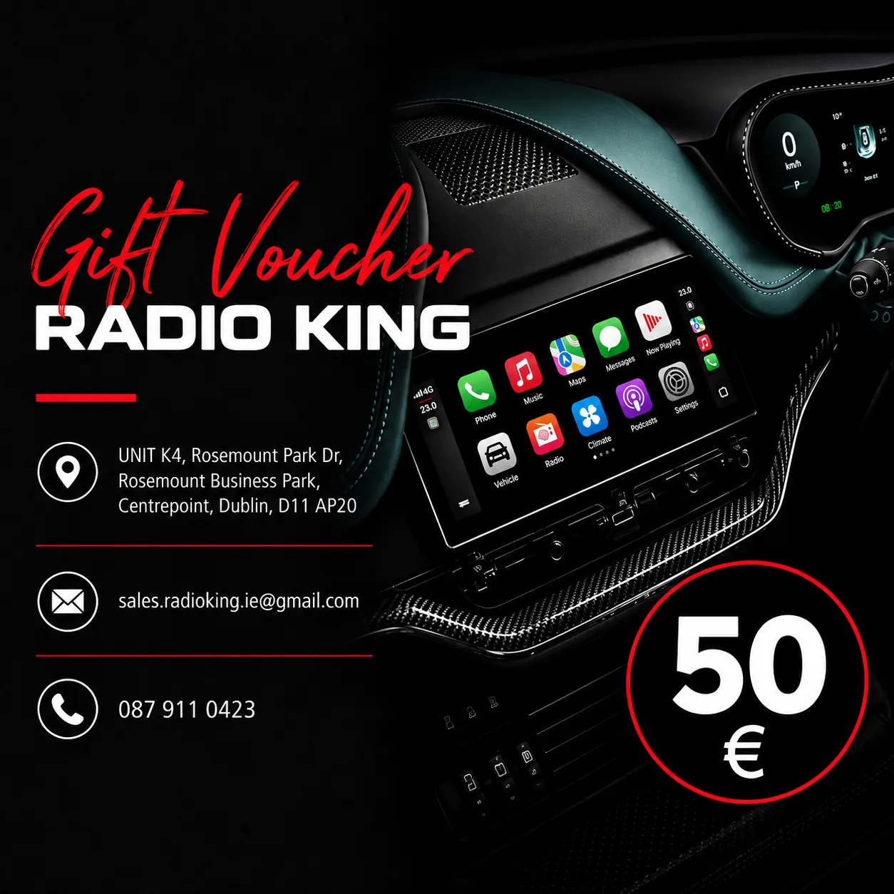 Radio King Gift Voucher — €50