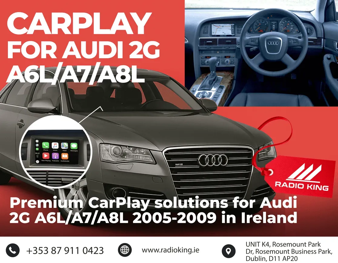 Audi 2G A6L (2005–2009) — Apple CarPlay & Android Auto