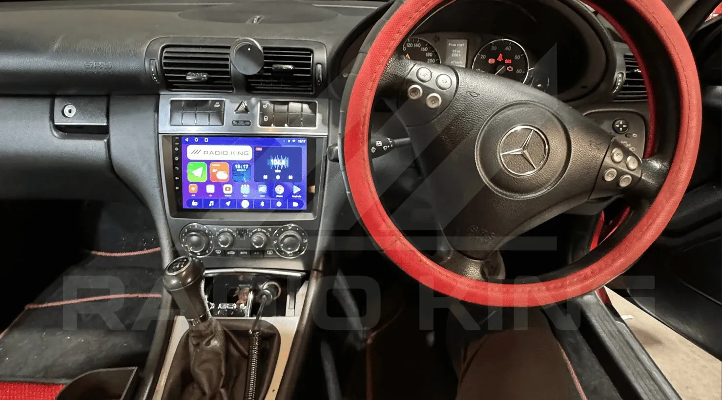 Apple CarPlay & Android Auto Upgrade — Mercedes C180