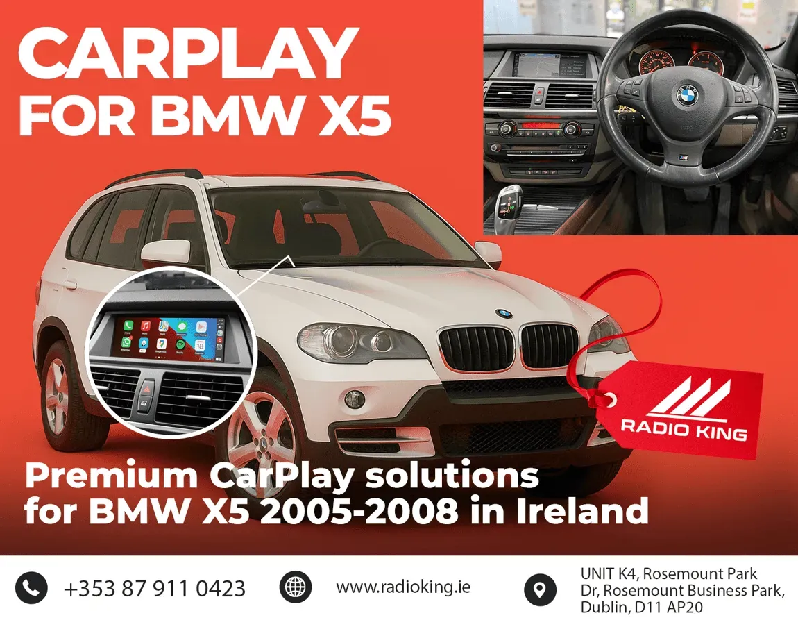 Wireless Apple CarPlay Retrofit — BMW X5 E53 (2005–2008)