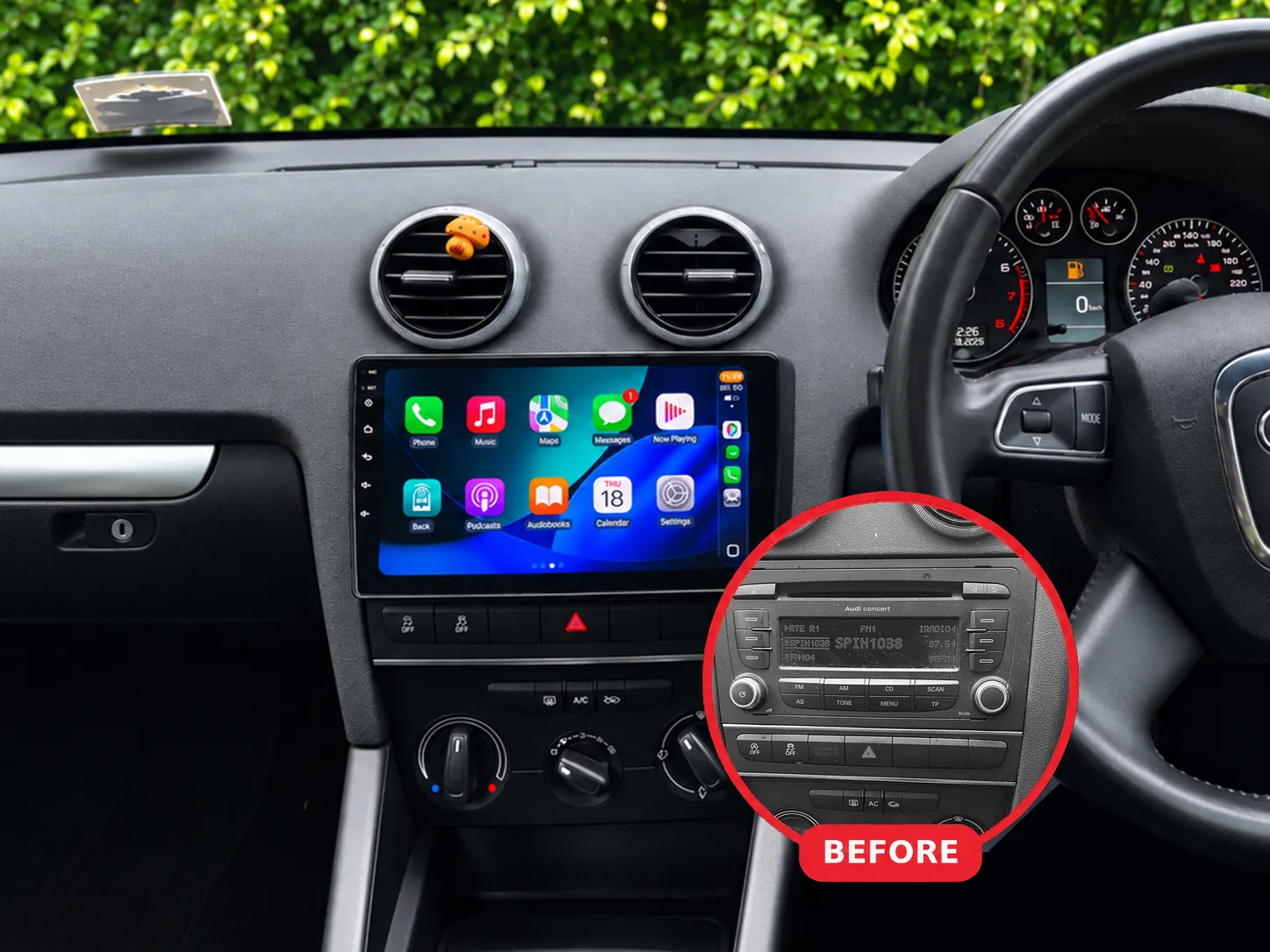 Audi A3 Apple CarPlay & Android Auto Radio