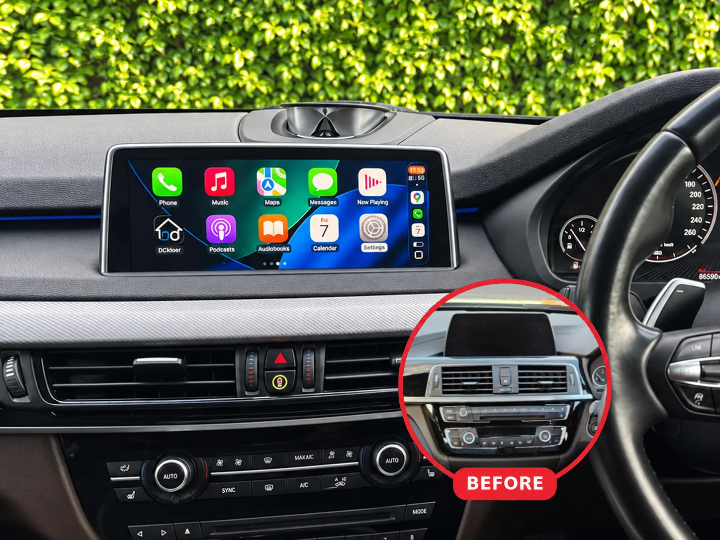 BMW X5 Apple CarPlay & Android Auto Radio