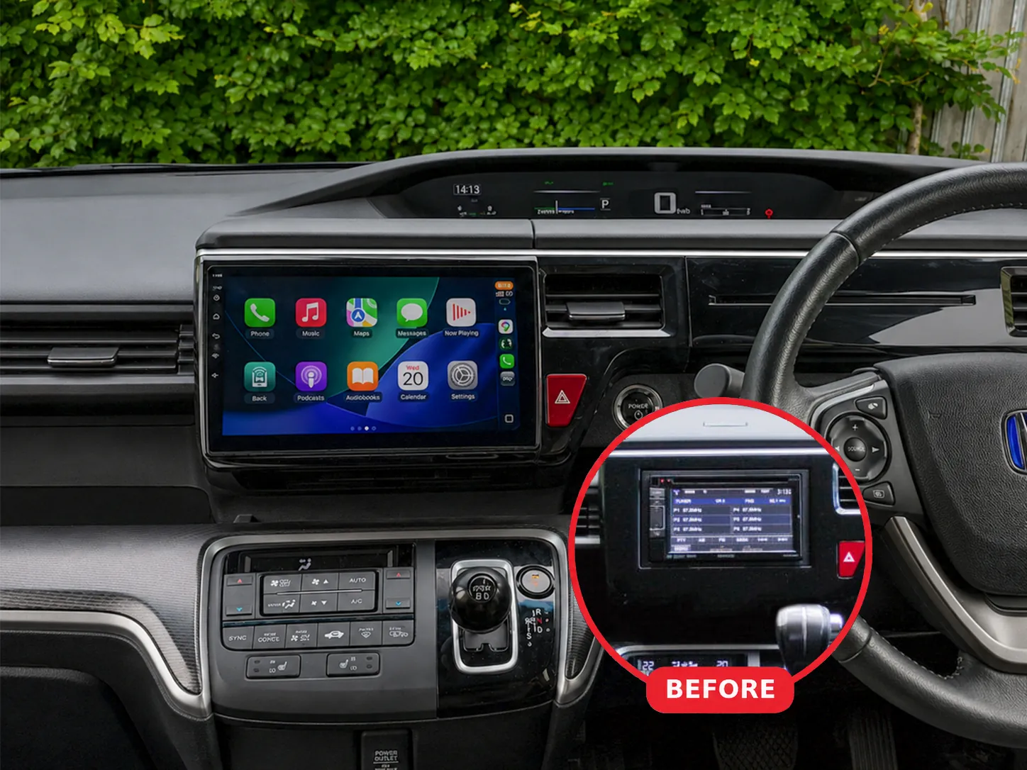 Honda Stepwgn Apple CarPlay & Android Auto Radio
