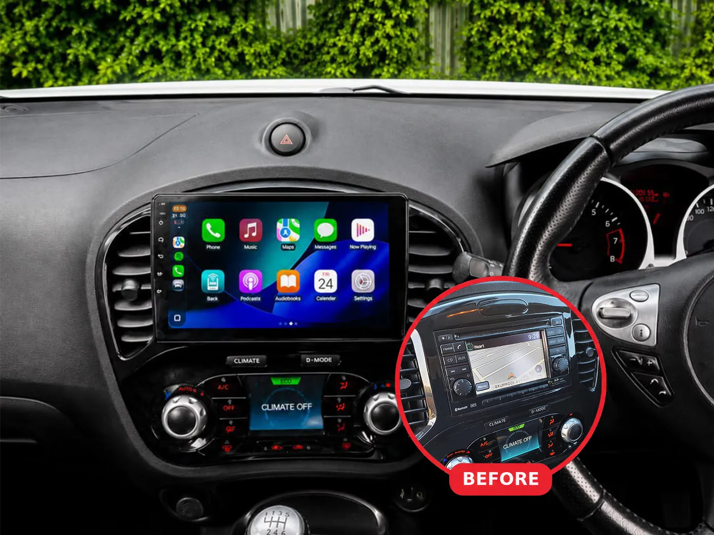 Nissan Juke 2016 Apple CarPlay & Android Auto Radio