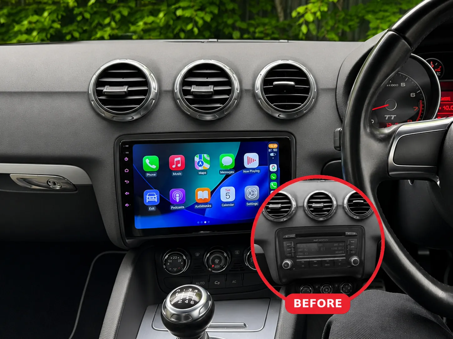 Audi TT Apple CarPlay & Android Auto Radio