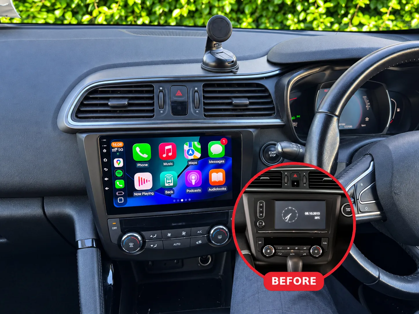 Renault Kadjar Apple CarPlay & Android Auto Radio