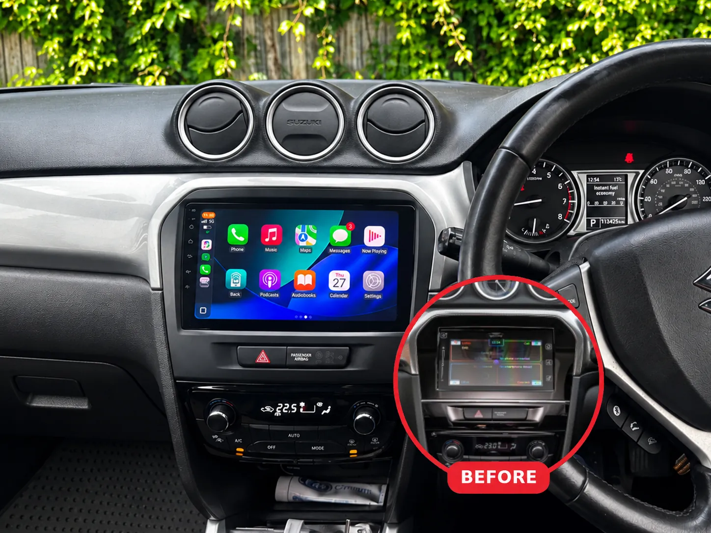 Suzuki Grand Vitara Apple CarPlay & Android Auto Radio