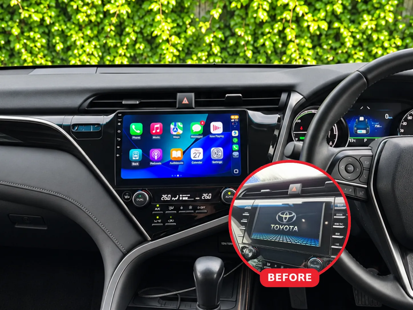 Toyota Camry Apple CarPlay & Android Auto Radio