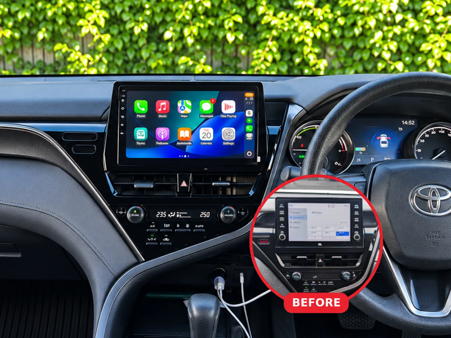 Toyota Camry Apple CarPlay & Android Auto Radio