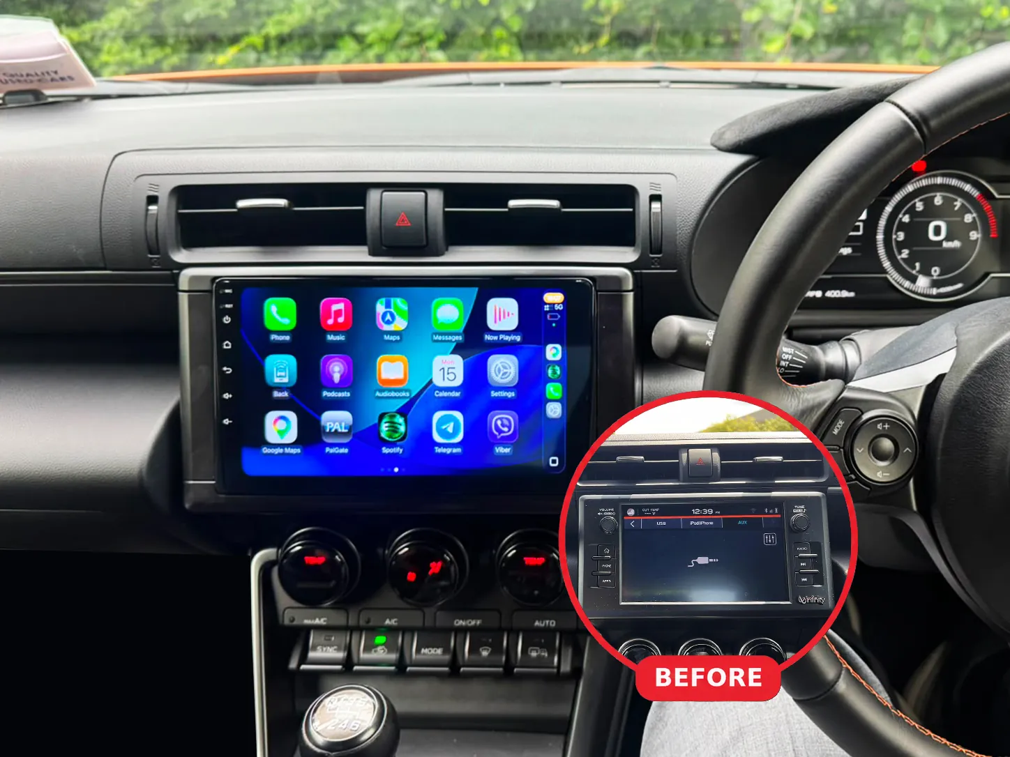Toyota GR86 2021 Apple CarPlay & Android Auto Radio