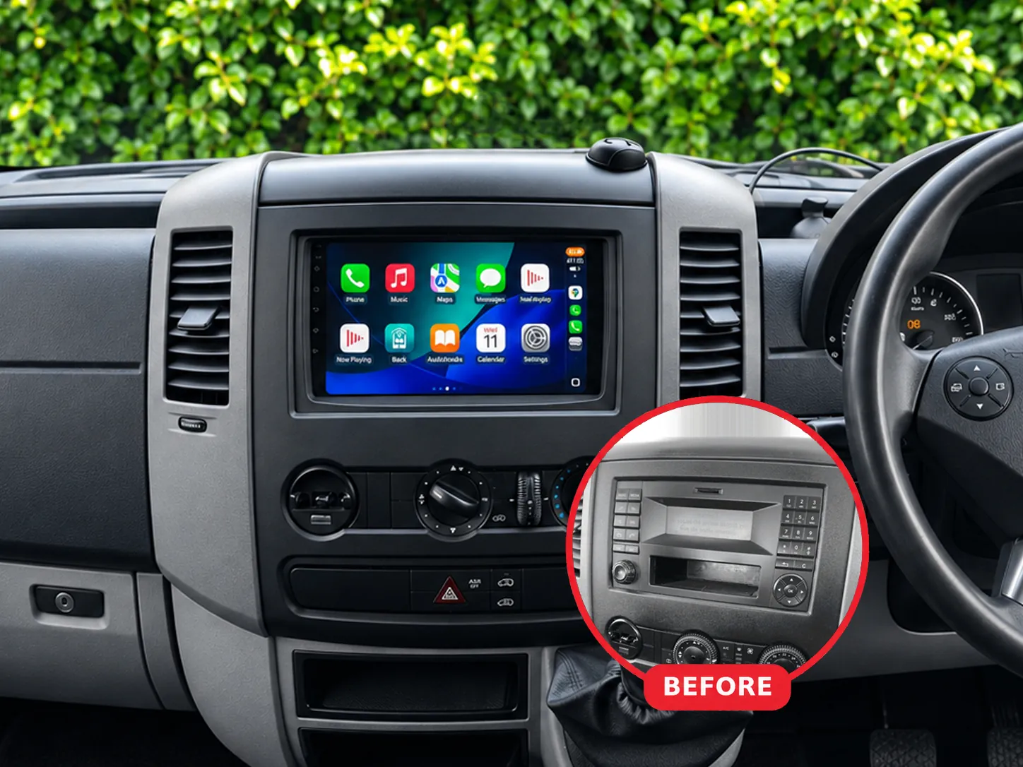 Volkswagen Crafter Apple CarPlay & Android Auto Radio