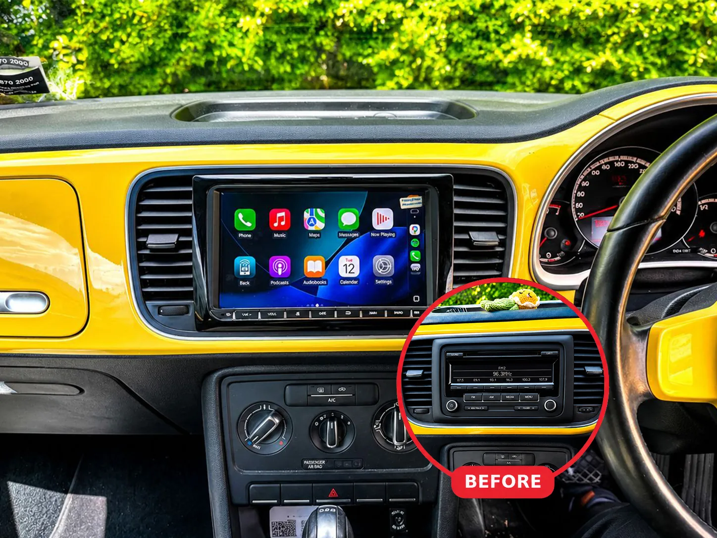 Volkswagen Beetle Apple CarPlay & Android Auto Radio