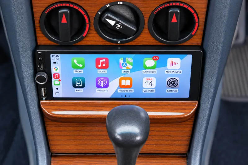 1984 Mercedes-Benz 230 CE W123 Apple CarPlay Upgrade in Dublin