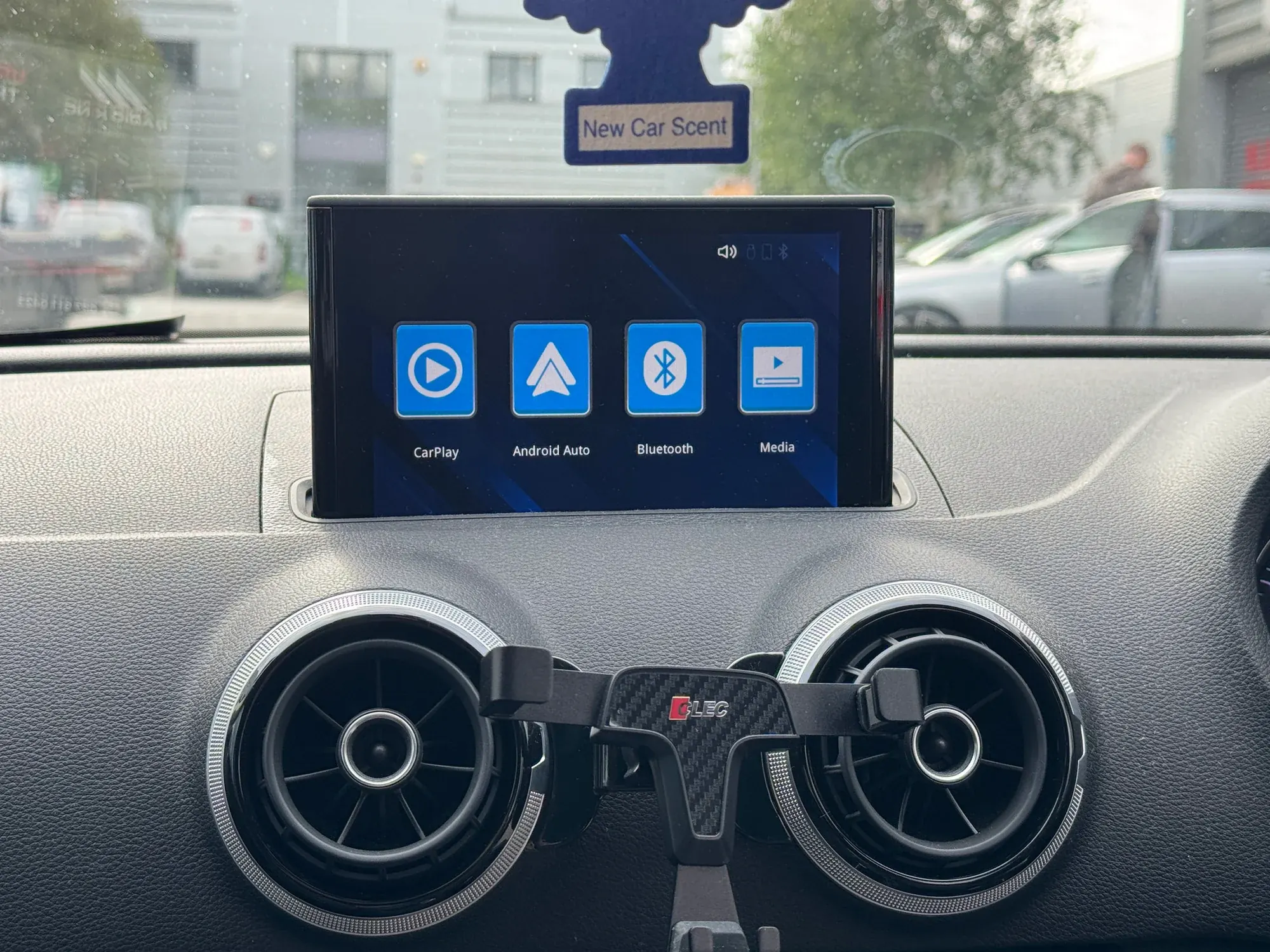 Apple CarPlay & Android Auto — Audi A3 — after, new install