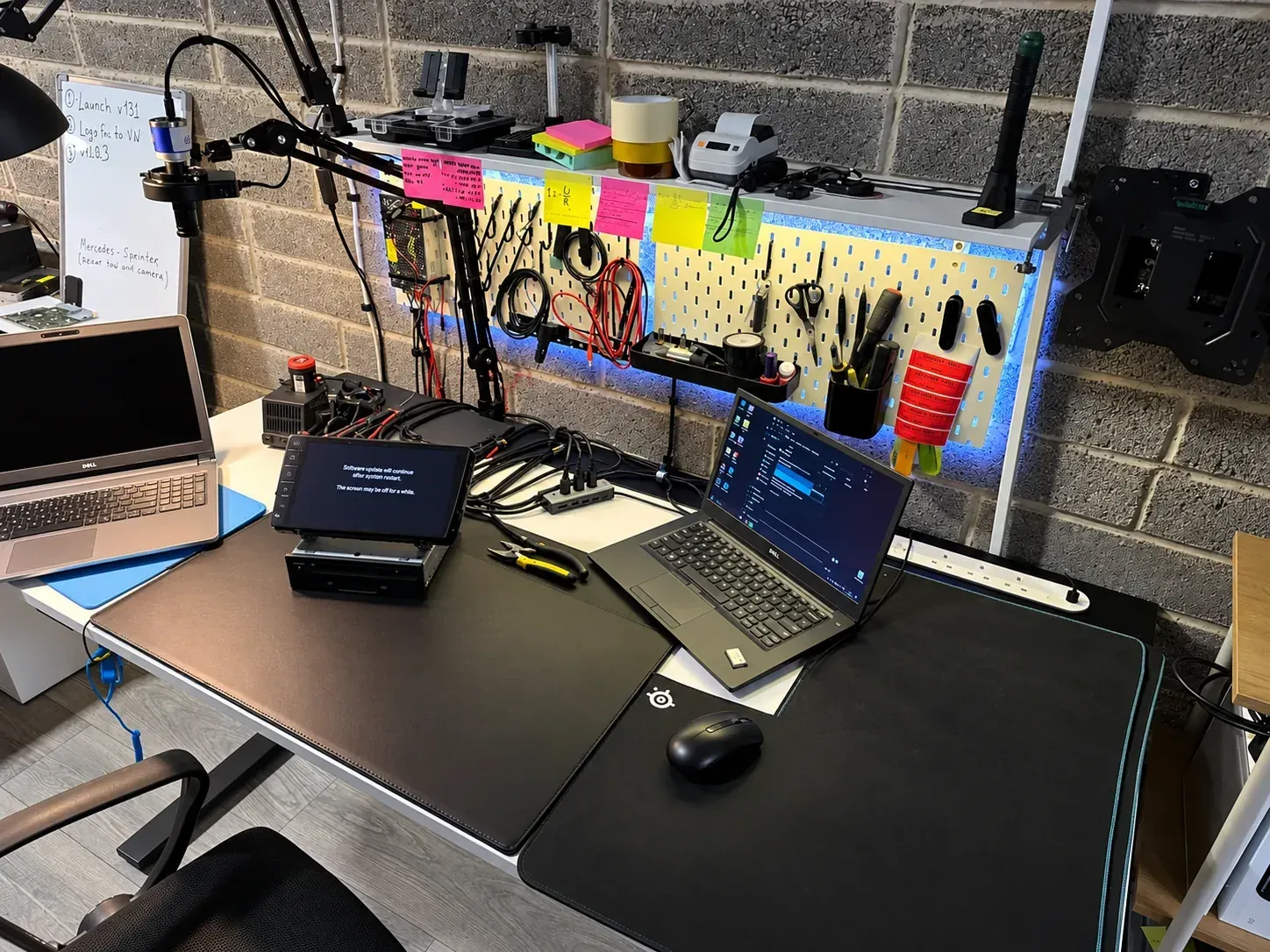 VW Tiguan MIB2 infotainment unit on the Radio King workshop bench during a software and map update in Dublin