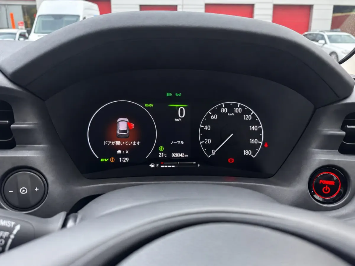 2023 Honda Vezel RV3 Dashboard Conversion — Japanese to English — before, factory system