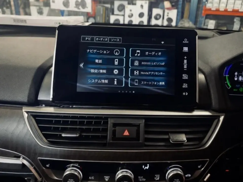 2024 Honda Accord Japanese to English Conversion — before, factory system