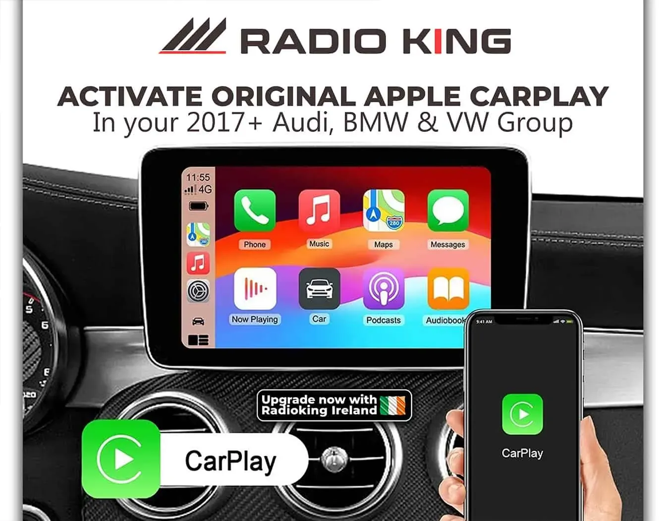 Activate Original Apple CarPlay in Your 2017+ Audi, BMW & Skoda!