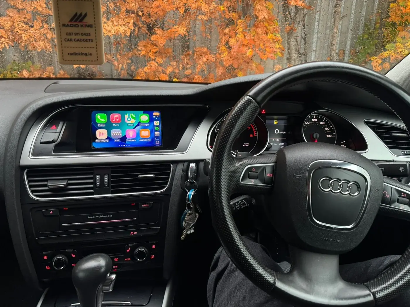 Apple CarPlay & Android Auto — Audi A5 — after, new install