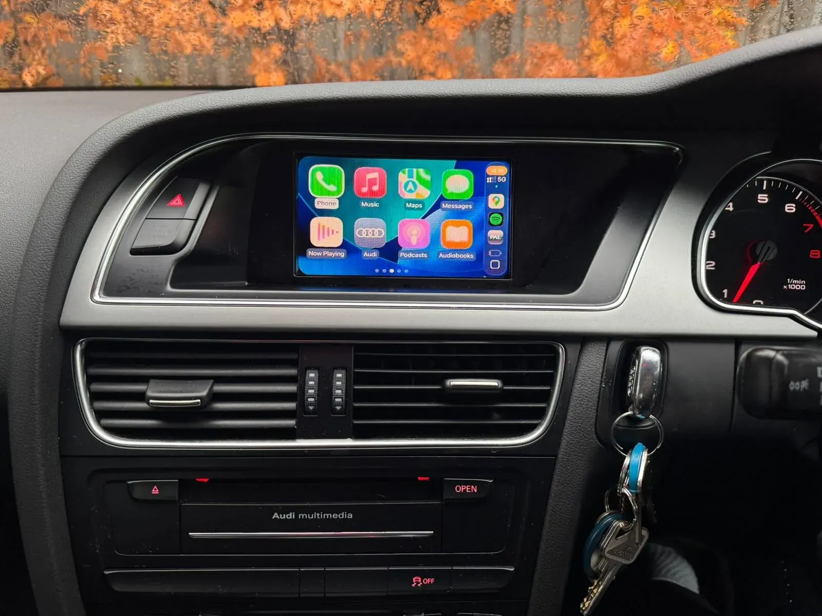 Audi A4 / S4 Apple CarPlay & Android Auto Upgrade in Dublin — after, new install