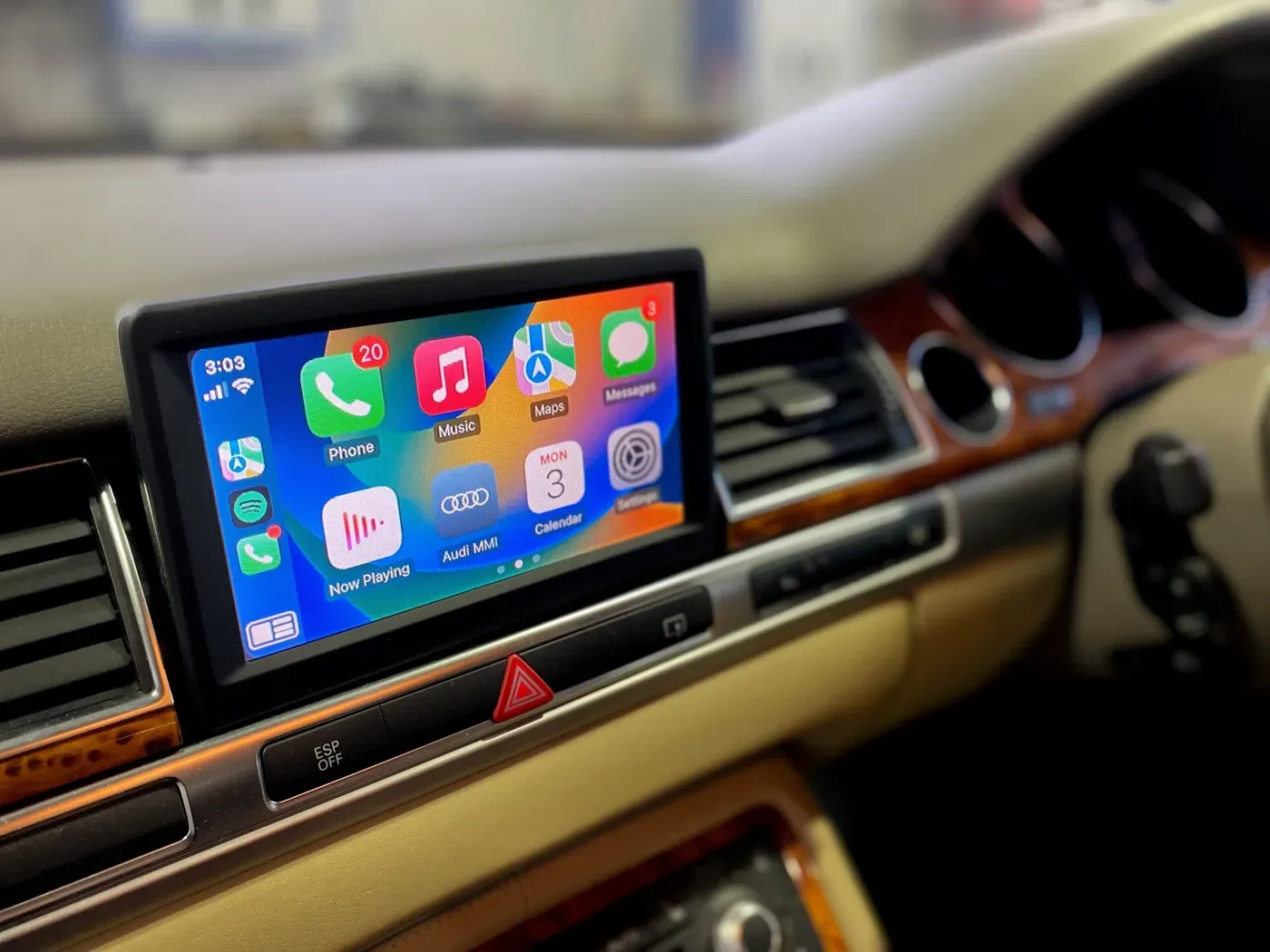Audi A8 Apple CarPlay, Android Auto & Parking Upgrade in Dublin — photo 2