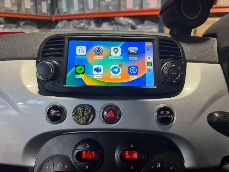 Fiat 500 Apple CarPlay & Android Auto Touchscreen Upgrade — photo 5