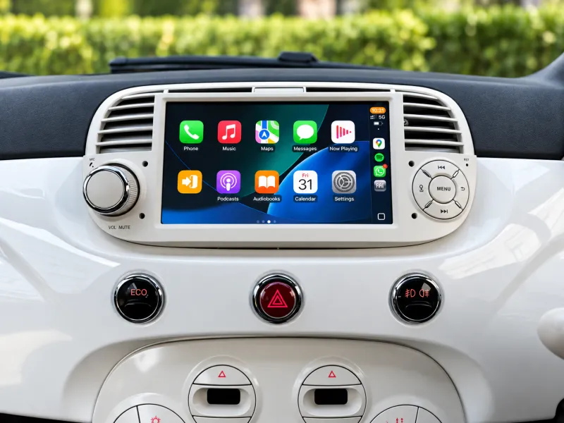 Fiat 500 Apple CarPlay & Android Auto Touchscreen Upgrade