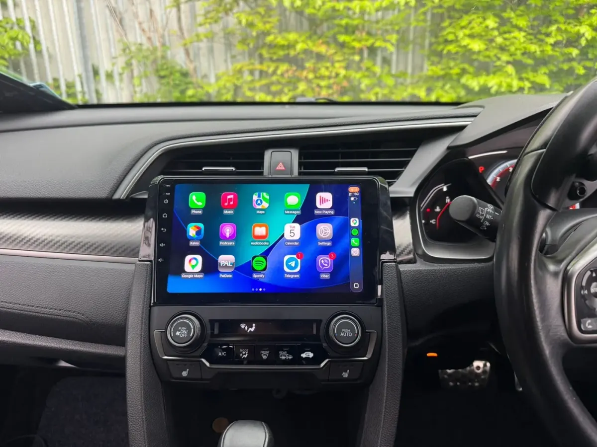 Apple CarPlay & Android Auto — Honda Civic FK8 (2018) — after, new install