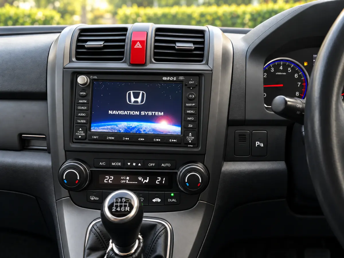 Apple CarPlay & Android Auto — Honda CR-V — before, factory system