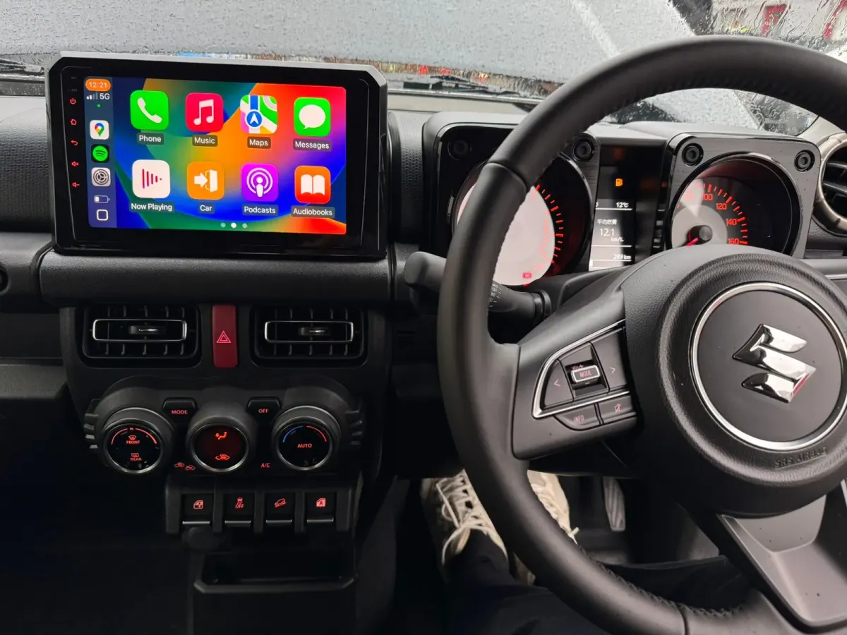 Apple CarPlay & Android Auto — Suzuki Jimny — after, new install