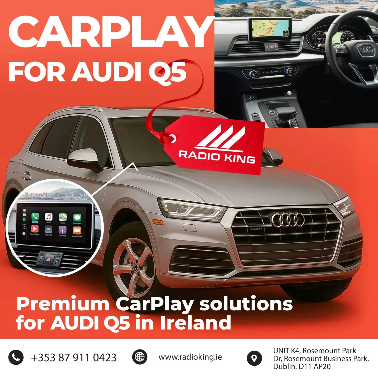 Audi Q5 Wireless Apple CarPlay Box (2010–2018)