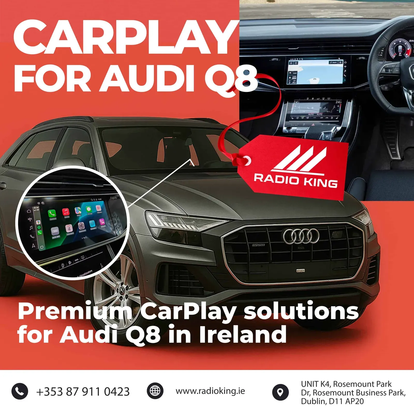 Audi Q8 Wireless Apple CarPlay Box (2020+)