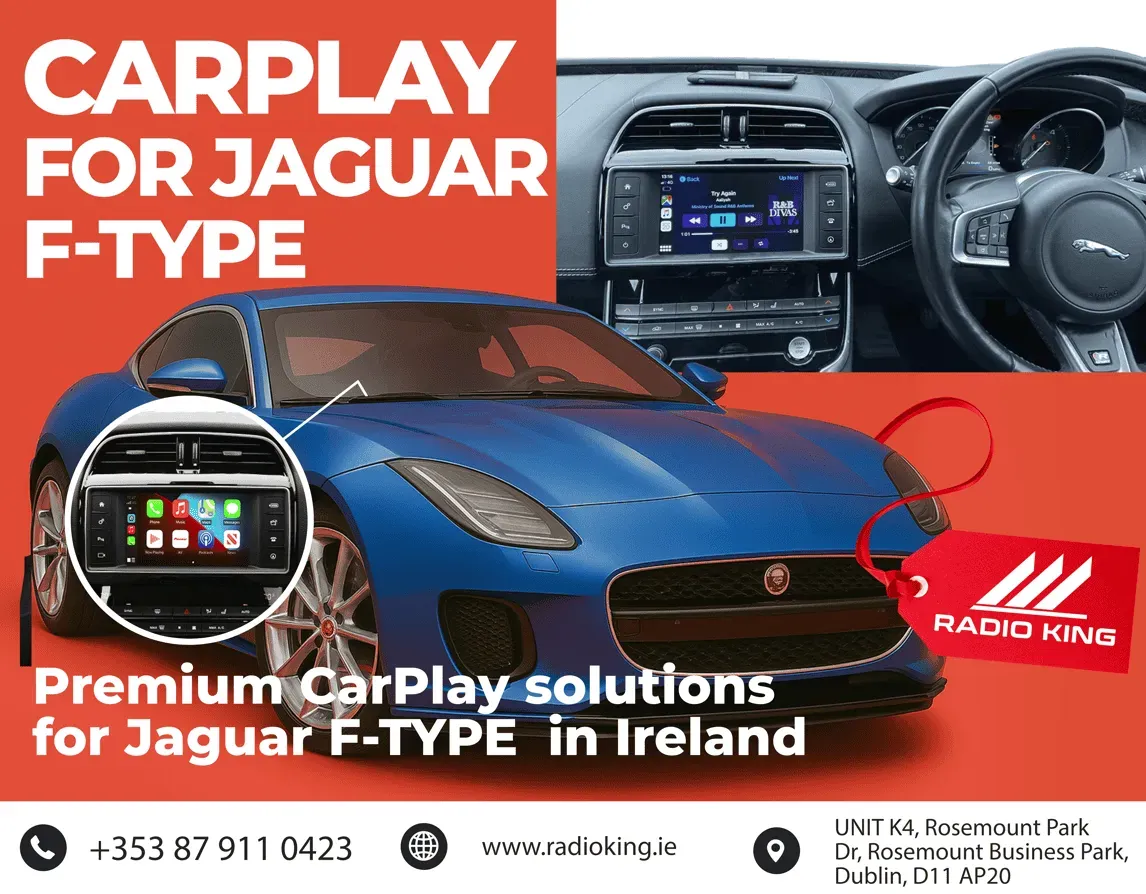 Jaguar F Type (2016–2019) — Apple CarPlay & Android Auto