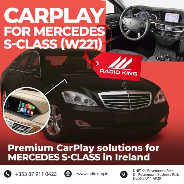 Mercedes-Benz S-Class (W221) Wireless Apple CarPlay Box (2006–2009)