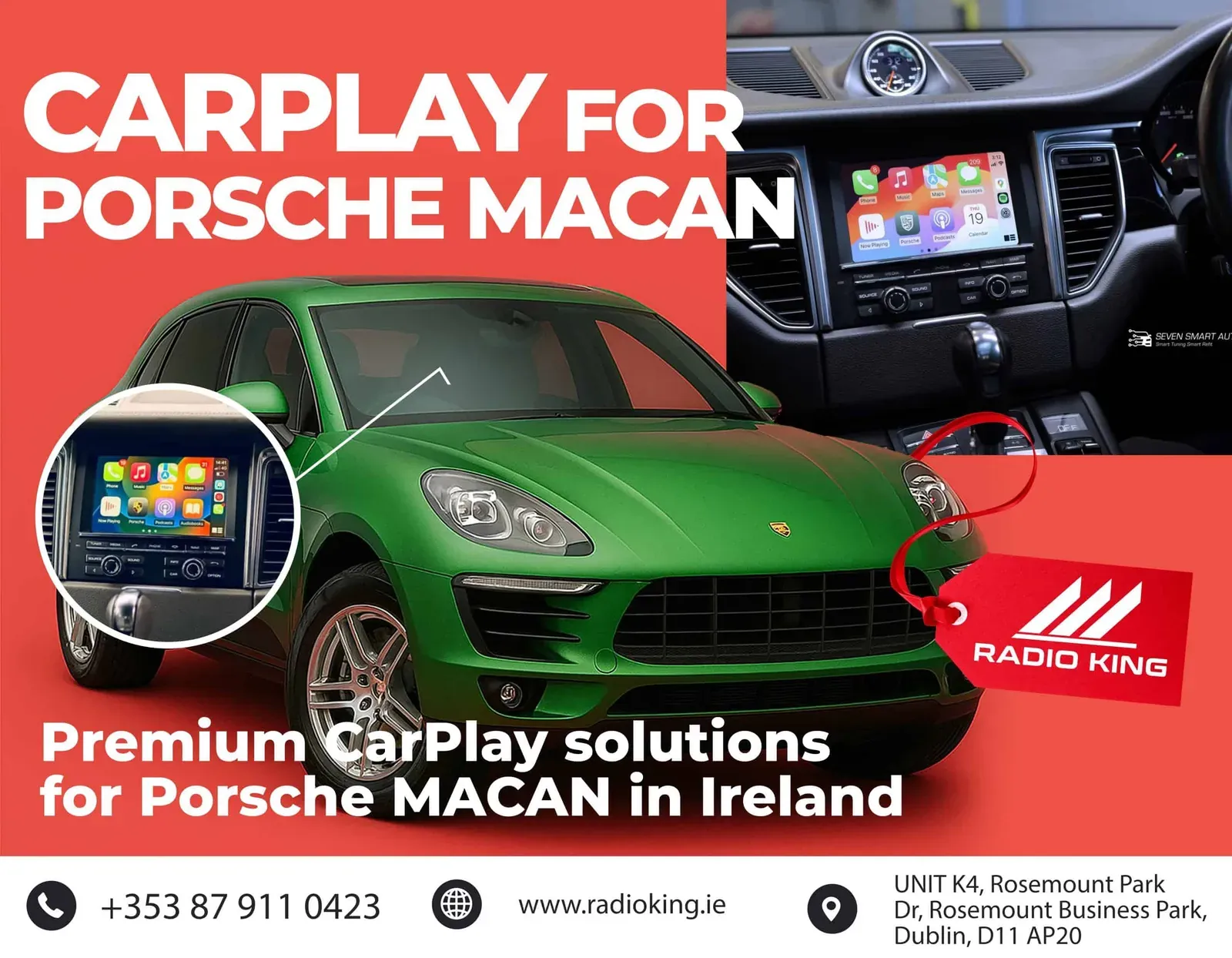 Porsche Macan Wireless Apple CarPlay Box (2017–2022)