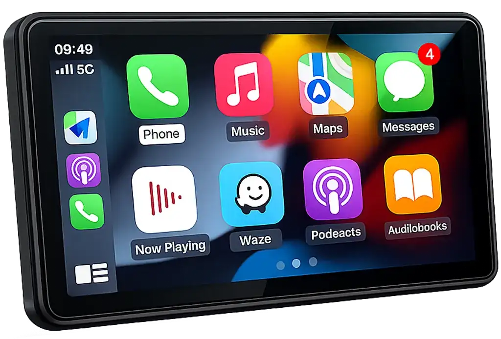 Apple CarPlay screen display upgrade by Radio King Dublin