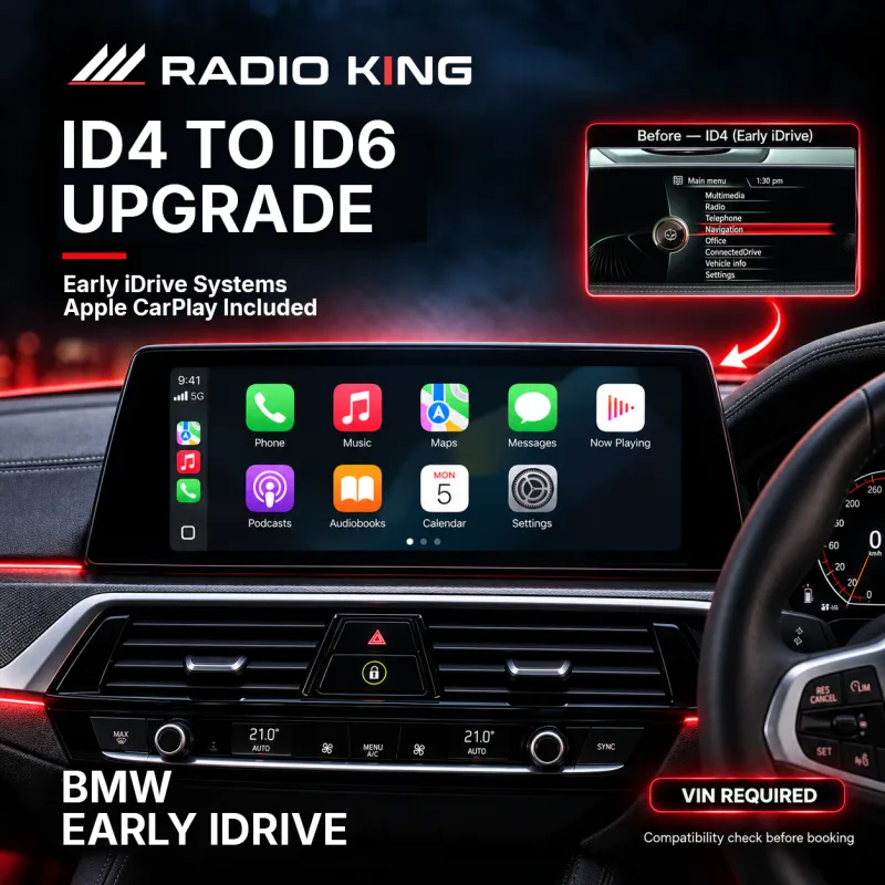 BMW ID4 to ID6 Upgrade with Apple CarPlay