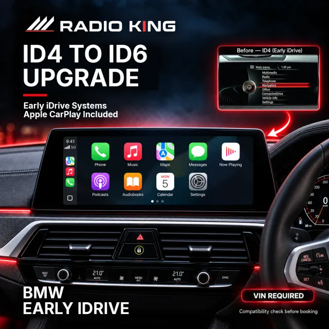 BMW ID4 to ID6 Upgrade with Apple CarPlay