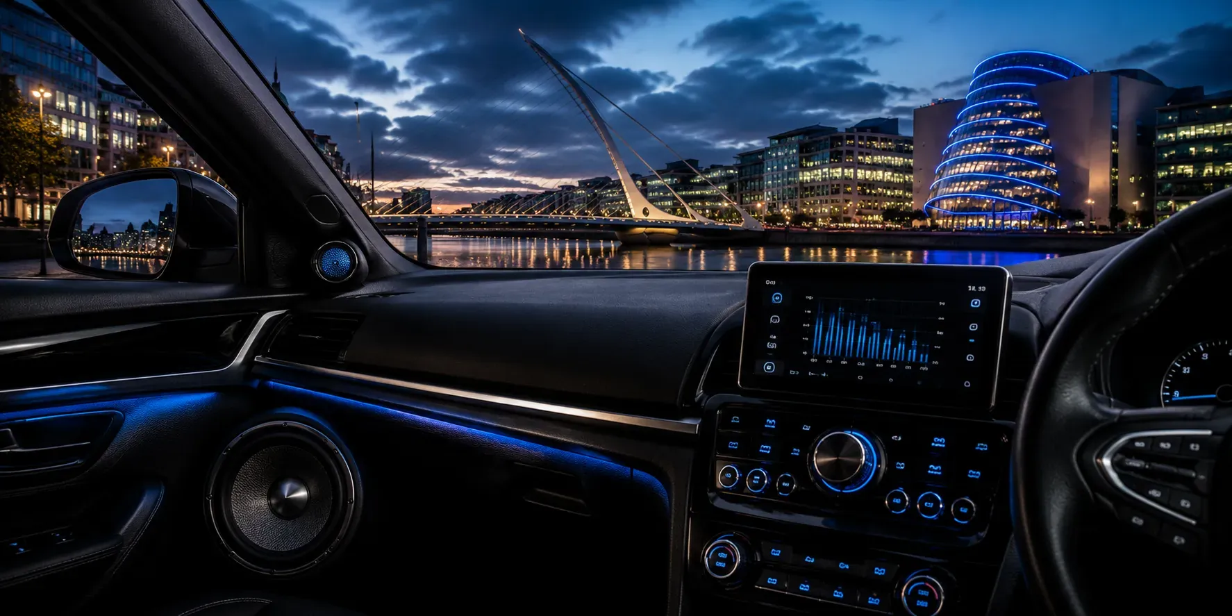 Car audio speaker system upgrade fitted by Radio King Dublin