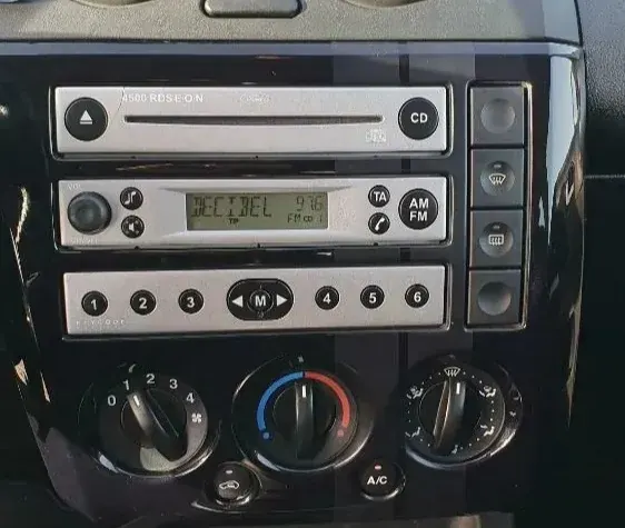Car Stereo Upgrade — Ford Fiesta — before, factory system