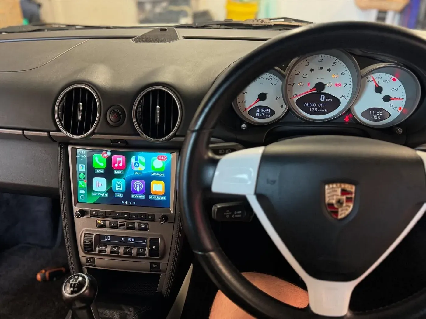 Car Stereo Upgrade — Porsche Carrera 911 997 (2006) — photo 1