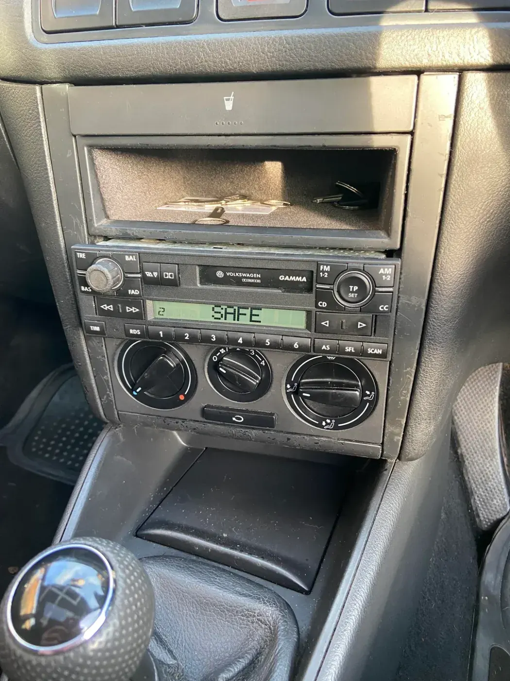 Car Stereo Upgrade — Volkswagen Golf — before, factory system