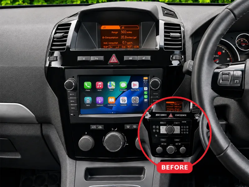 Opel Zafira Apple CarPlay & Android Auto Radio