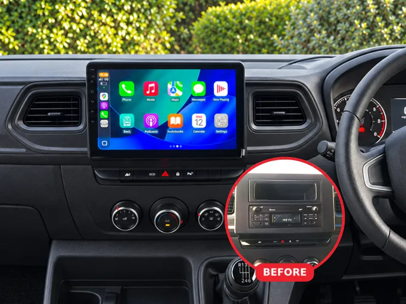 Renault Master III Apple CarPlay & Android Auto Radio