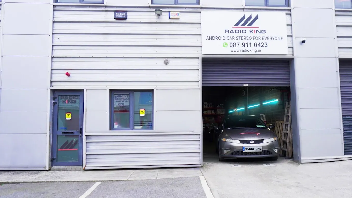 RadioKing professional installation garage and workshop premises in Dublin