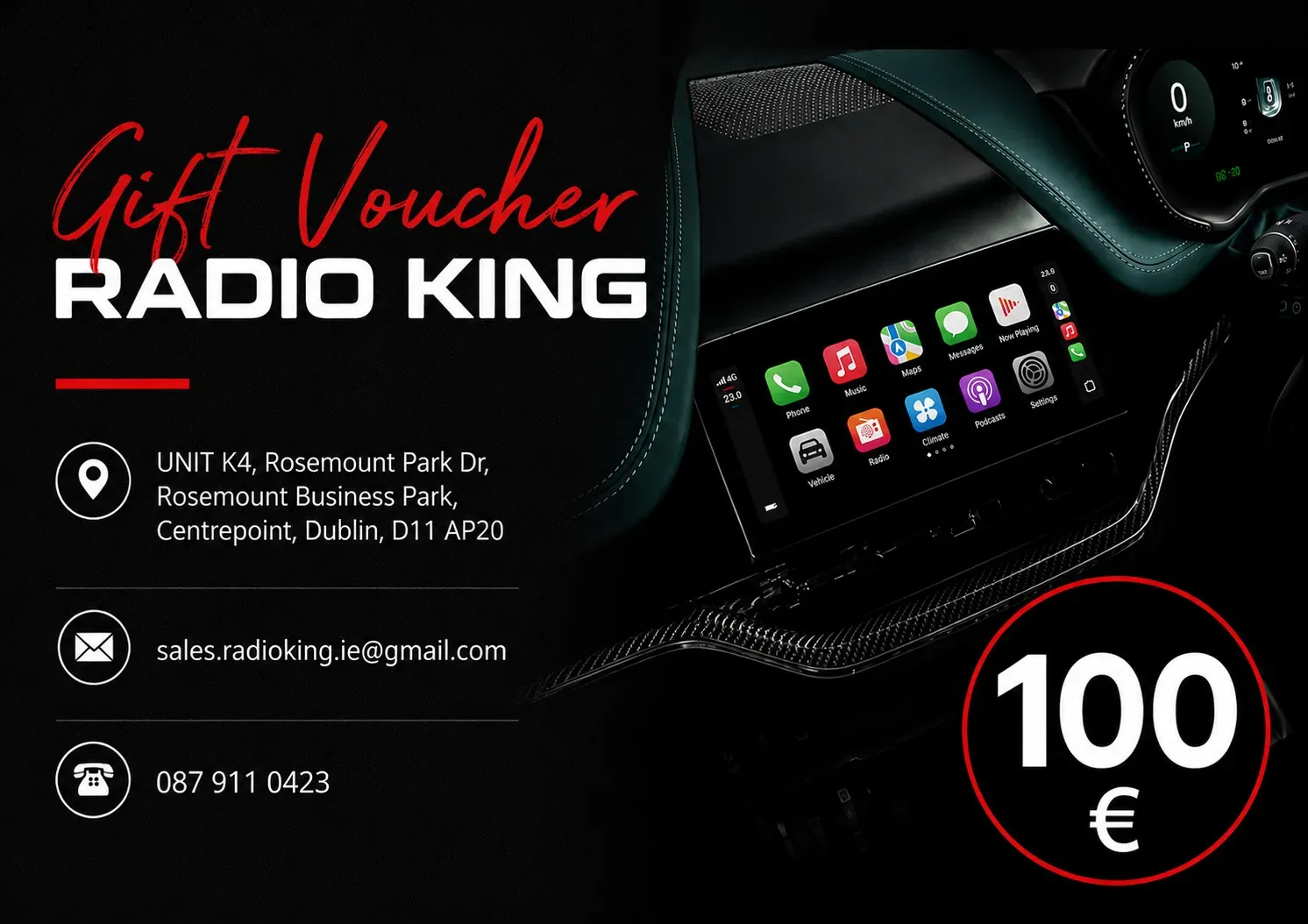 Radio King Gift Voucher — €100